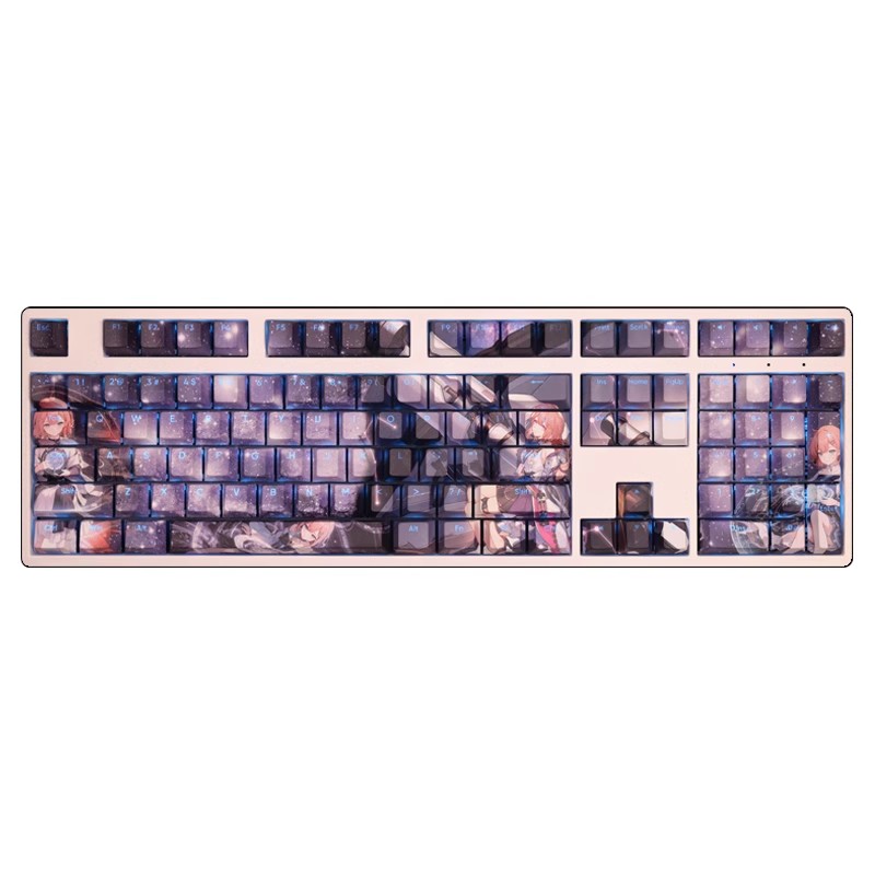 艾絲妲透光RGB108鍵標準配列衛星軸鍵帽-ZUIHANG SHOP