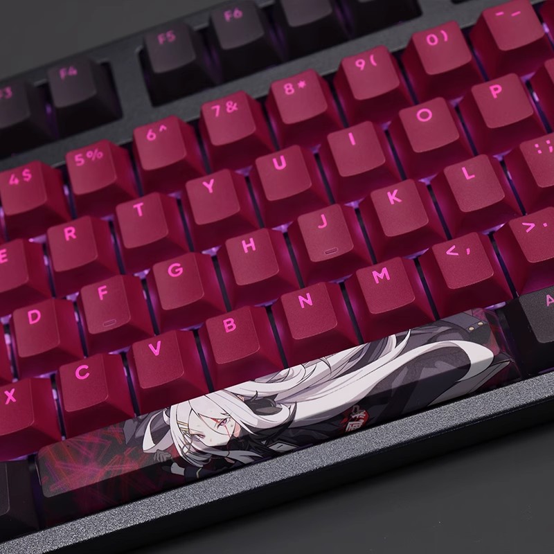  空崎日奈透光RGB108鍵標準配列衛星軸鍵帽-ZUIHANG SHOP