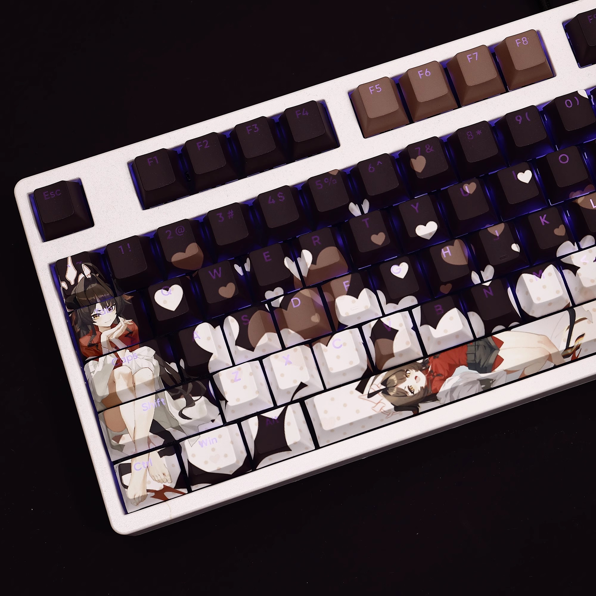 鬼怒川霞透光RGB108鍵標準配列衛星軸鍵帽-ZUIHANG SHOP