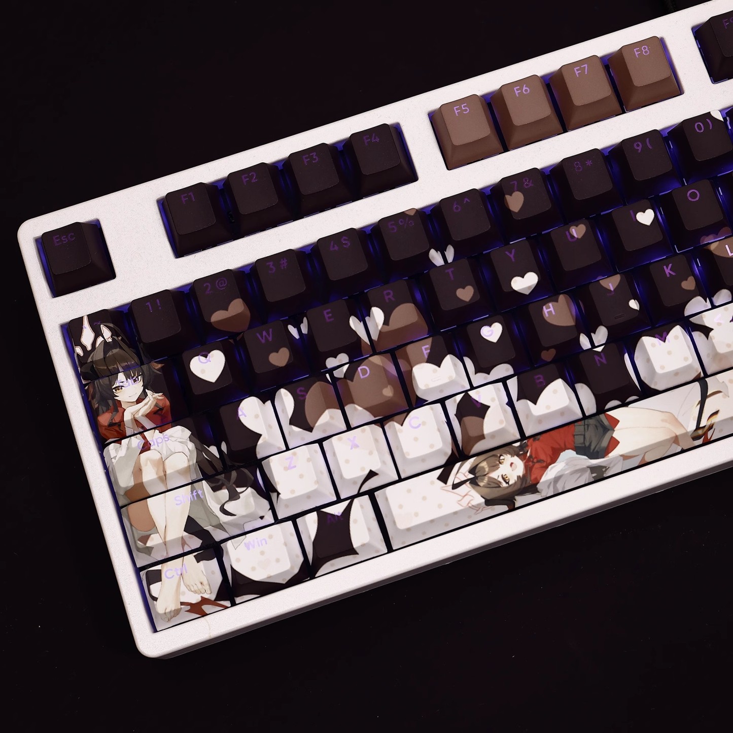 鬼怒川霞透光RGB108鍵標準配列衛星軸鍵帽-ZUIHANG SHOP