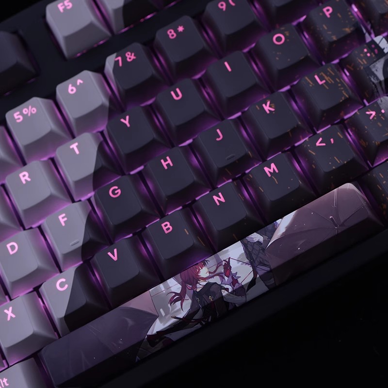 卡芙卡透光RGB108鍵標準配列衛星軸鍵帽-ZUIHANG SHOP