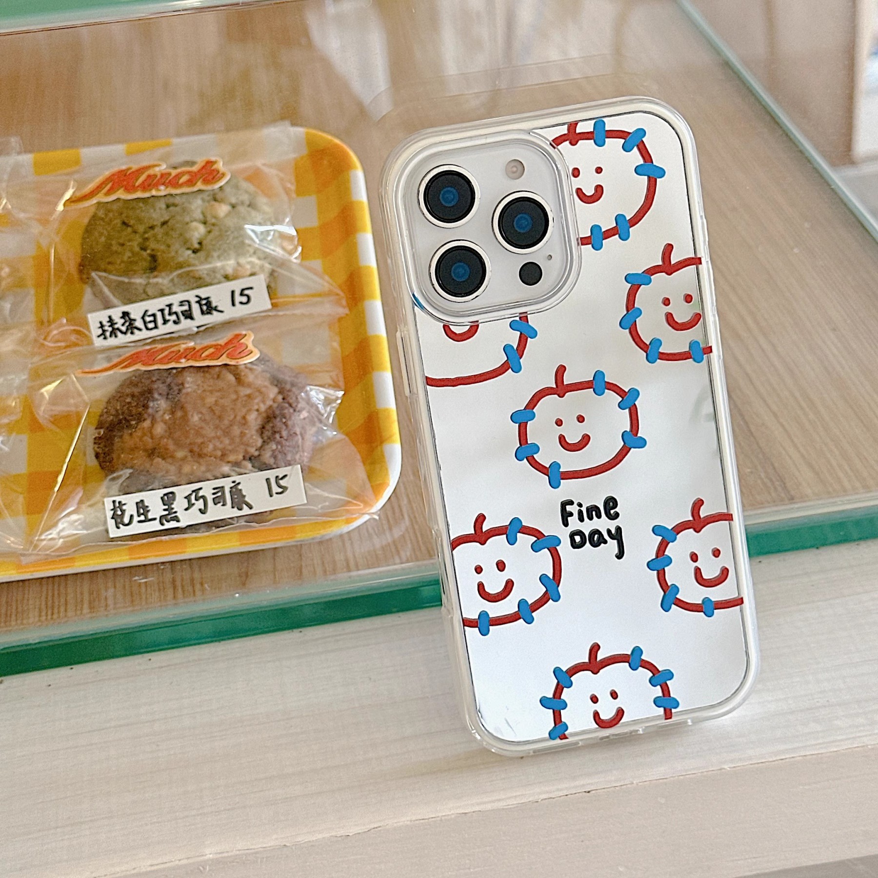 韓系簡約塗鴉手機殼-ZUIHANG SHOP