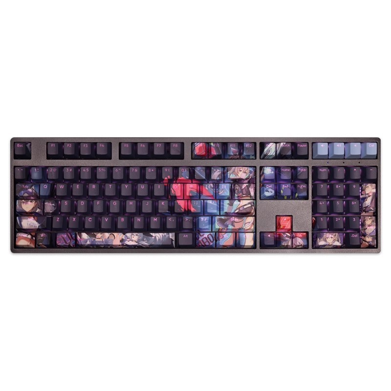 銀狼透光RGB108鍵標準配列衛星軸鍵帽