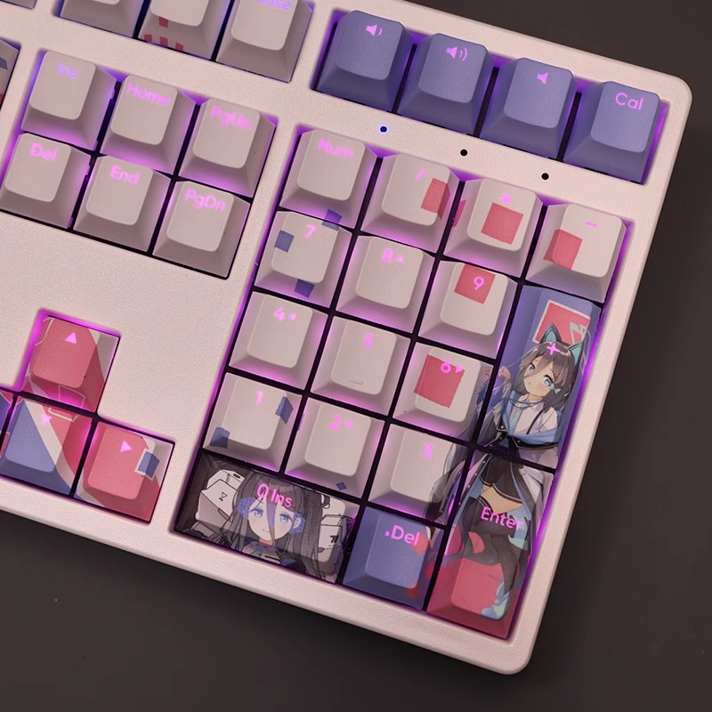 天童愛麗絲透光RGB108鍵標準配列衛星軸鍵帽-ZUIHANG SHOP