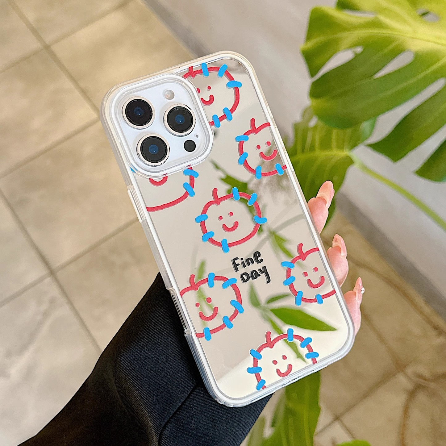 韓系簡約塗鴉手機殼-ZUIHANG SHOP