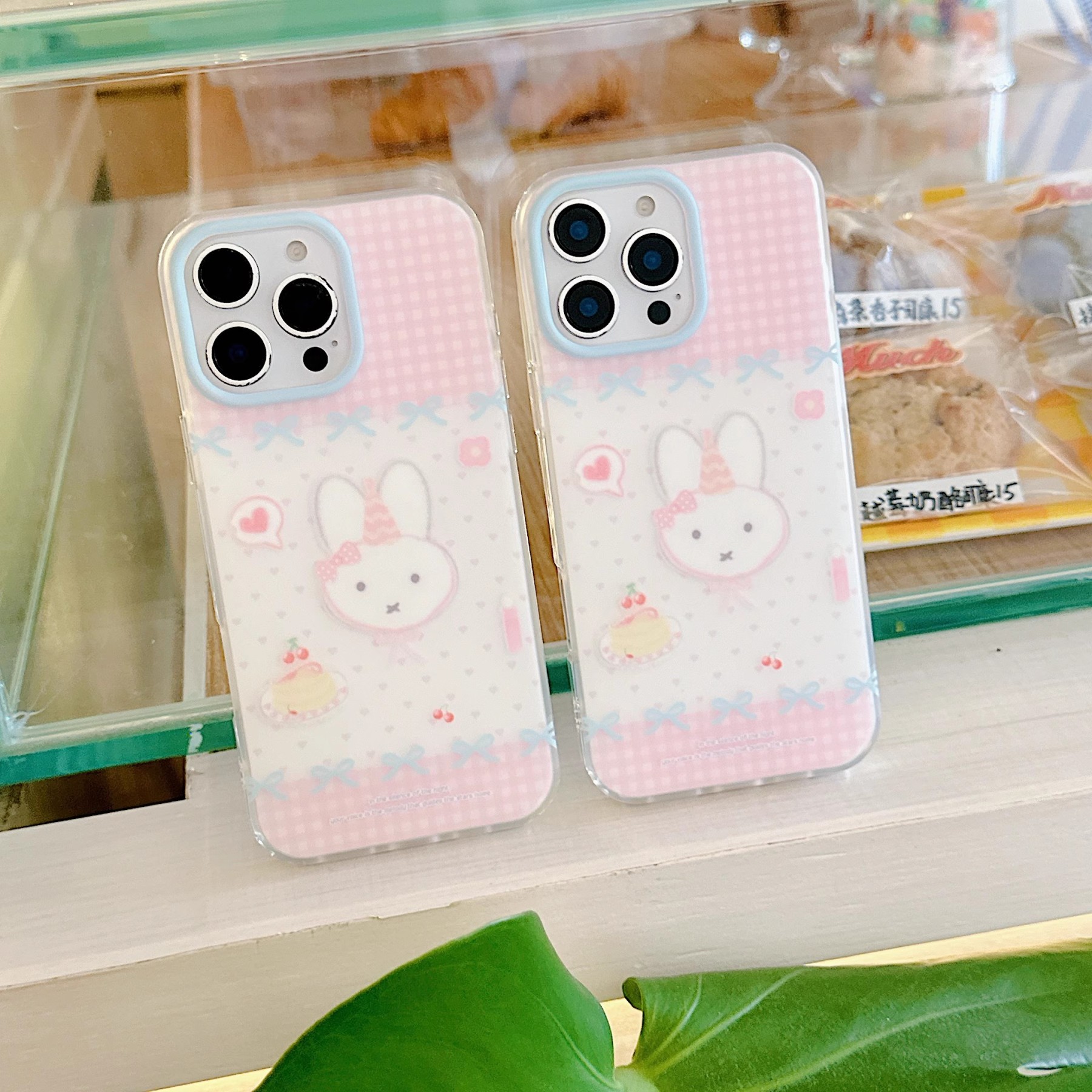 韓系卡通愛心鬆餅米菲兔手機殼-ZUIHANG SHOP