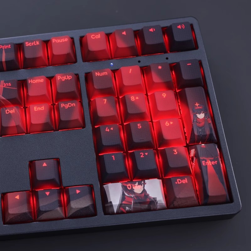 露西亞透光RGB108鍵標準配列衛星軸鍵帽