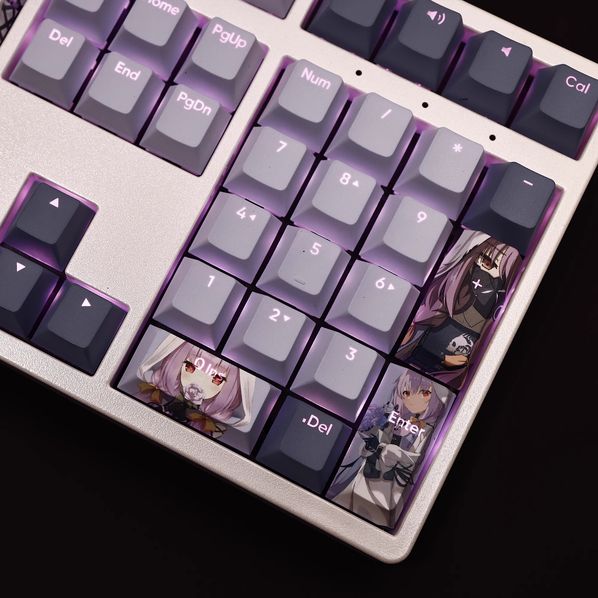 秤亞津子透光RGB108鍵標準配列衛星軸鍵帽-ZUIHANG SHOP