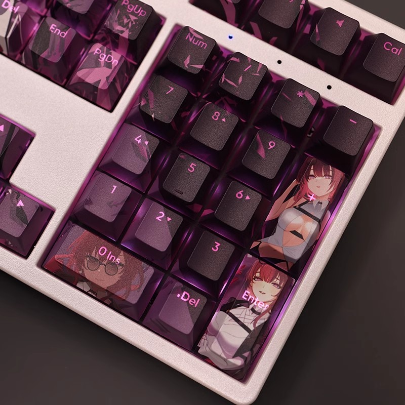 卡芙卡透光RGB108鍵標準配列衛星軸鍵帽-ZUIHANG SHOP