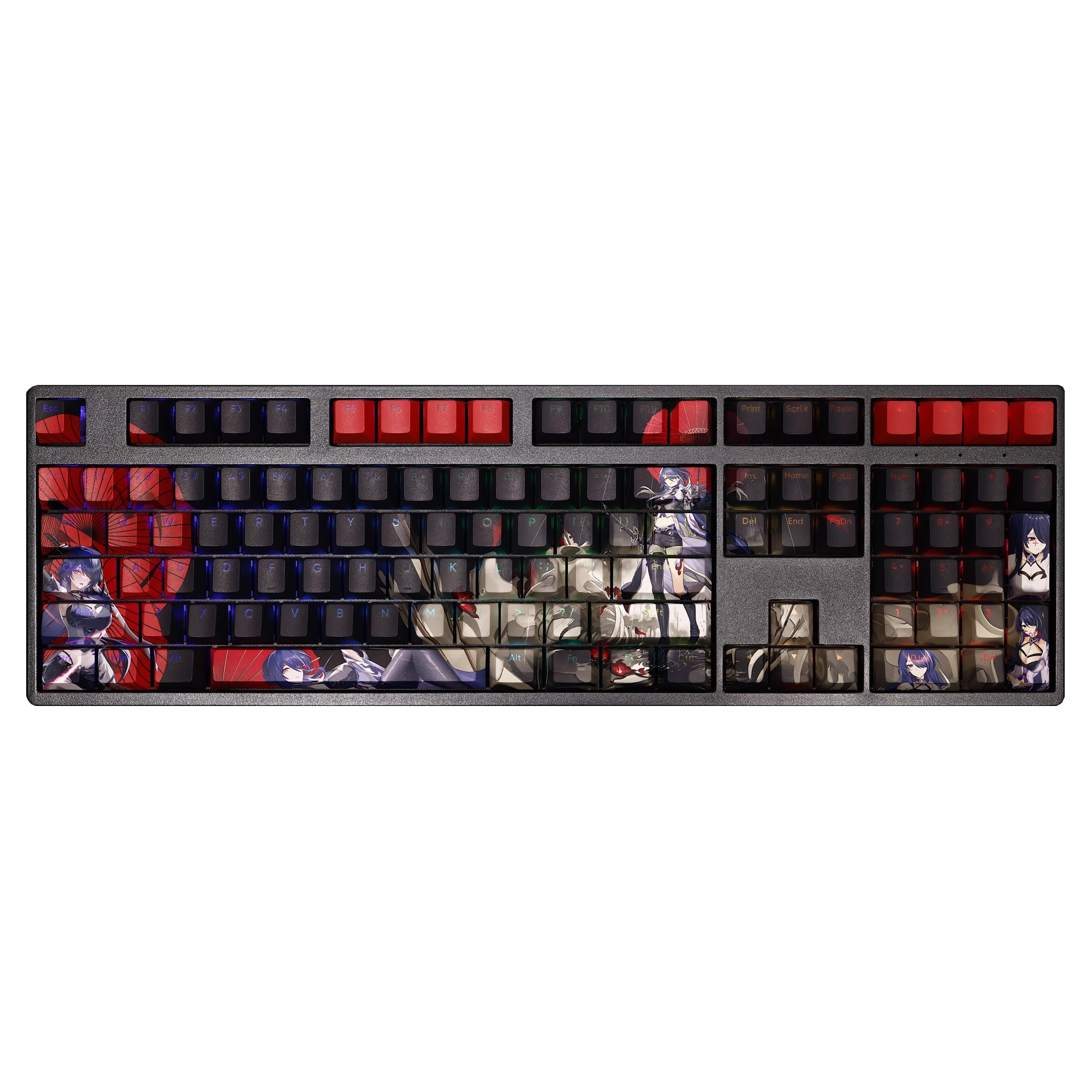 黃泉透光RGB108鍵標準配列衛星軸鍵帽-ZUIHANG SHOP