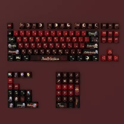 AveMujica 108鍵 標準配列 衛星軸鍵帽-ZUIHANG SHOP