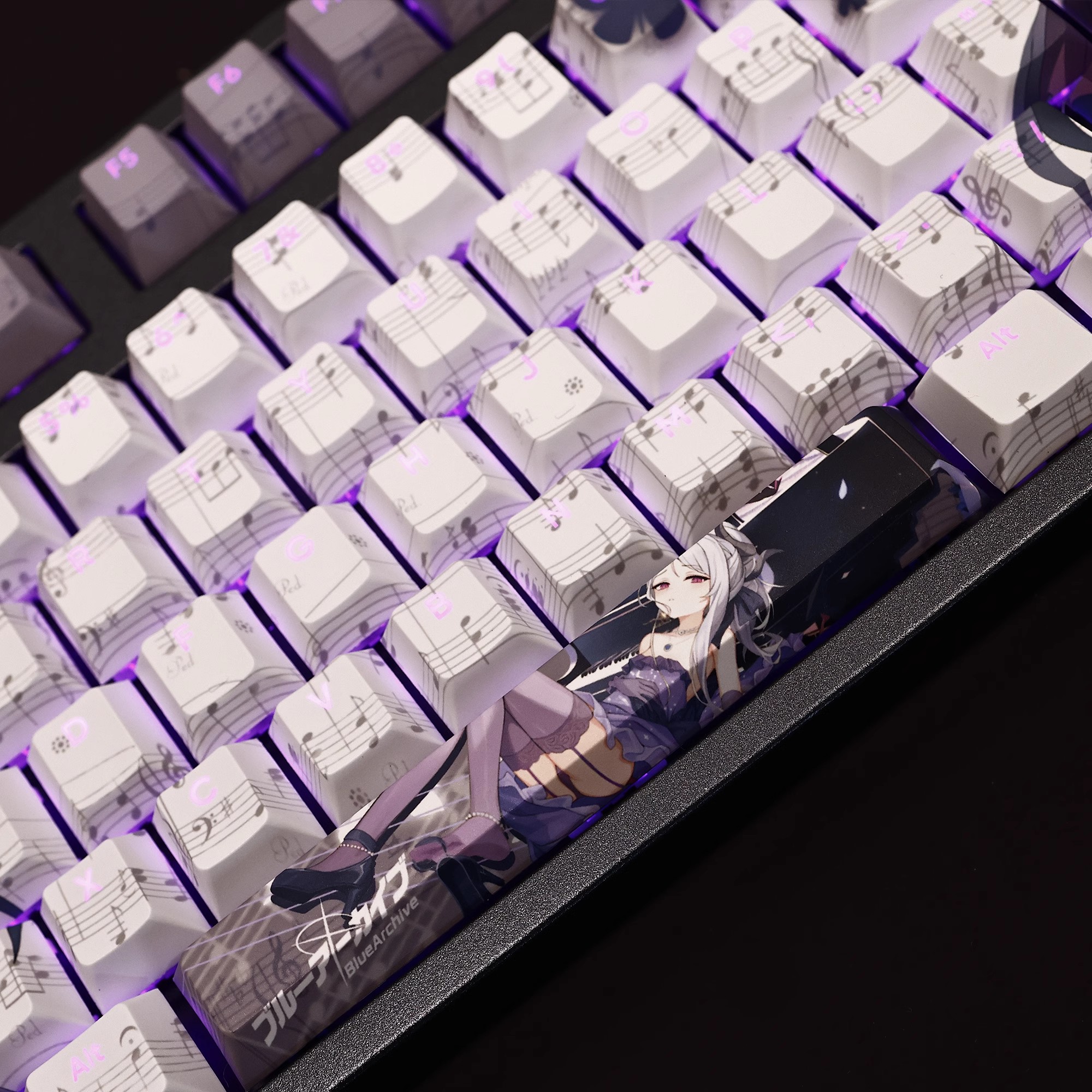 禮服日奈透光RGB108鍵標準配列衛星軸鍵帽-ZUIHANG SHOP