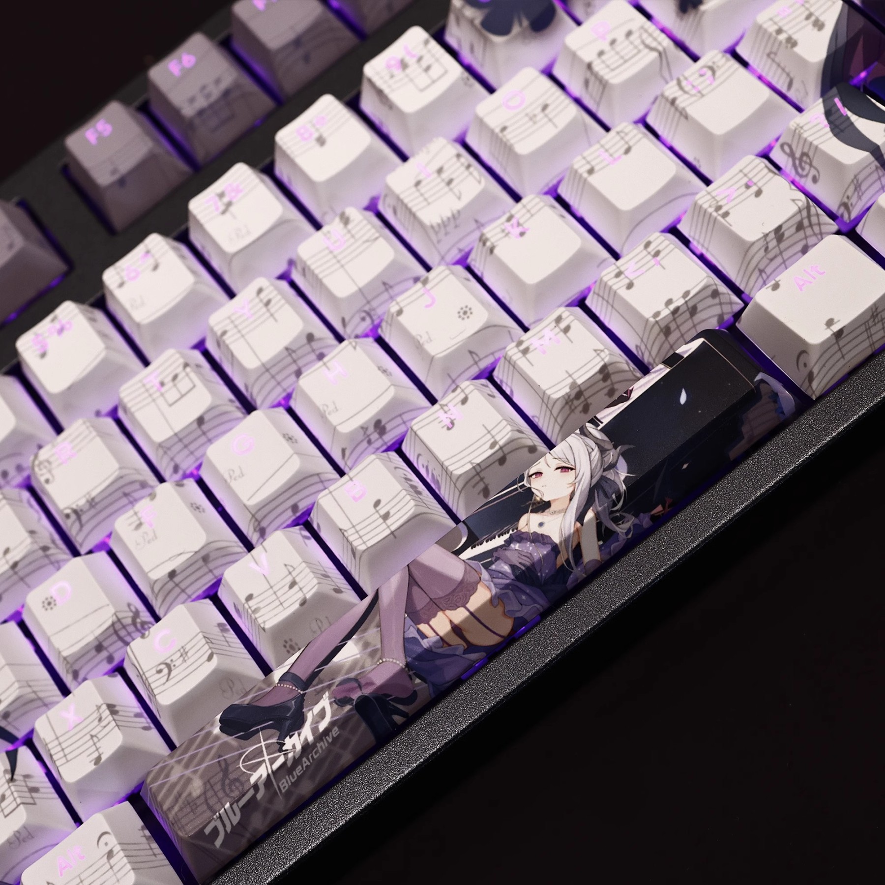 禮服日奈透光RGB108鍵標準配列衛星軸鍵帽-ZUIHANG SHOP