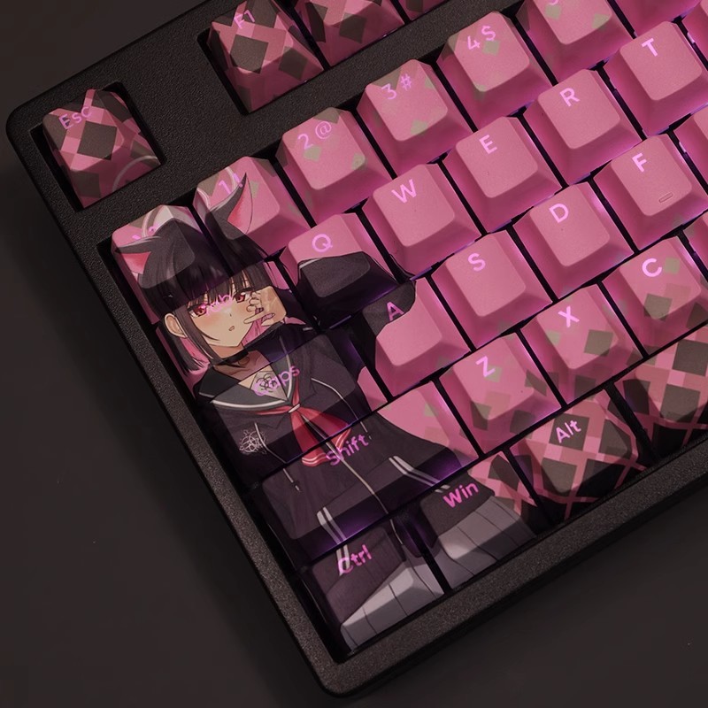 杏山和紗透光RGB108鍵標準配列衛星軸鍵帽