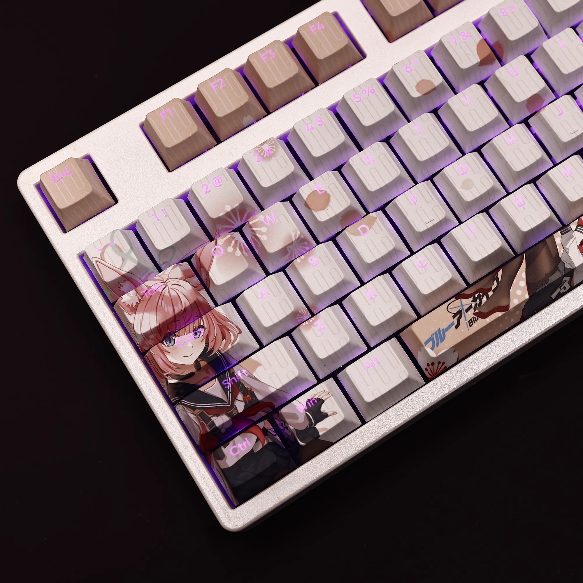 妮可透光RGB108鍵標準配列衛星軸鍵帽-ZUIHANG SHOP