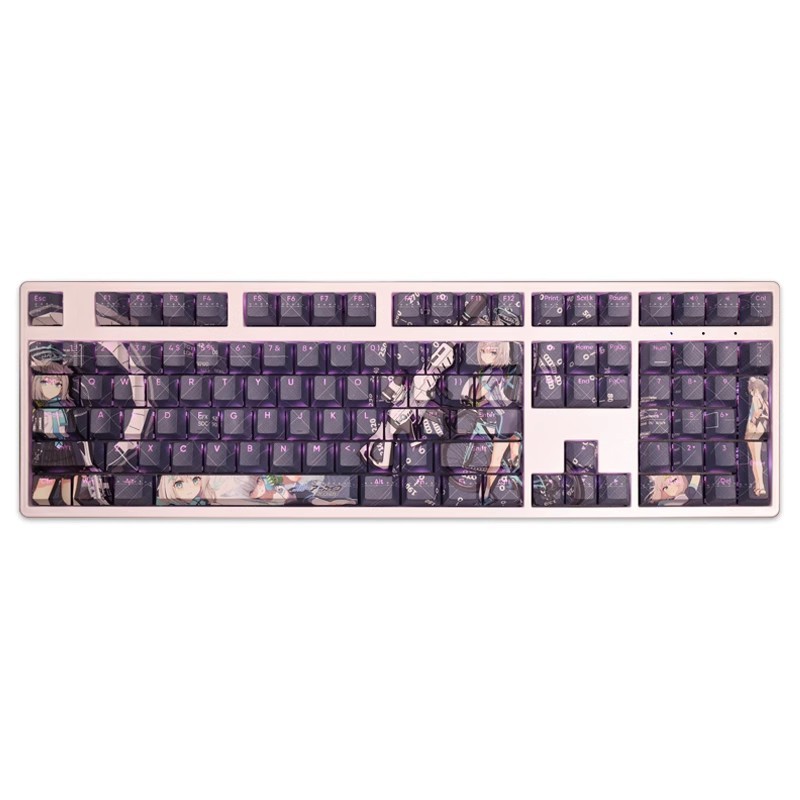砂狼白子透光RGB108鍵標準配列衛星軸鍵帽