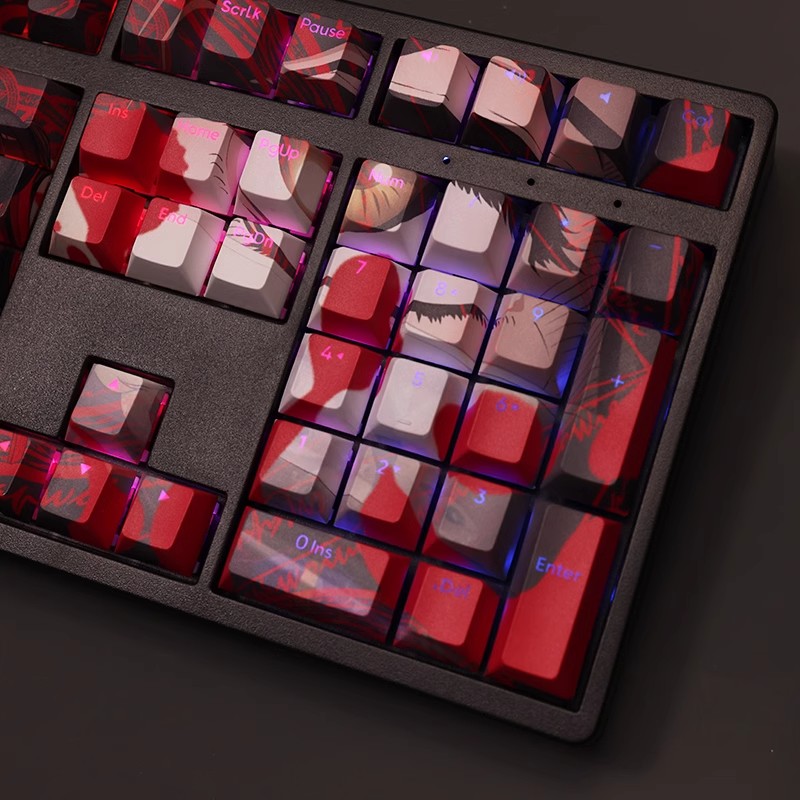 山田淺右衛門佐切透光RGB108鍵標準配列衛星軸鍵帽-ZUIHANG SHOP