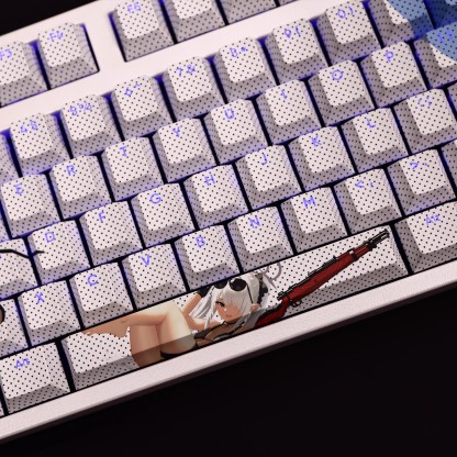 伊織泳裝透光RGB108鍵標準配列衛星軸鍵帽