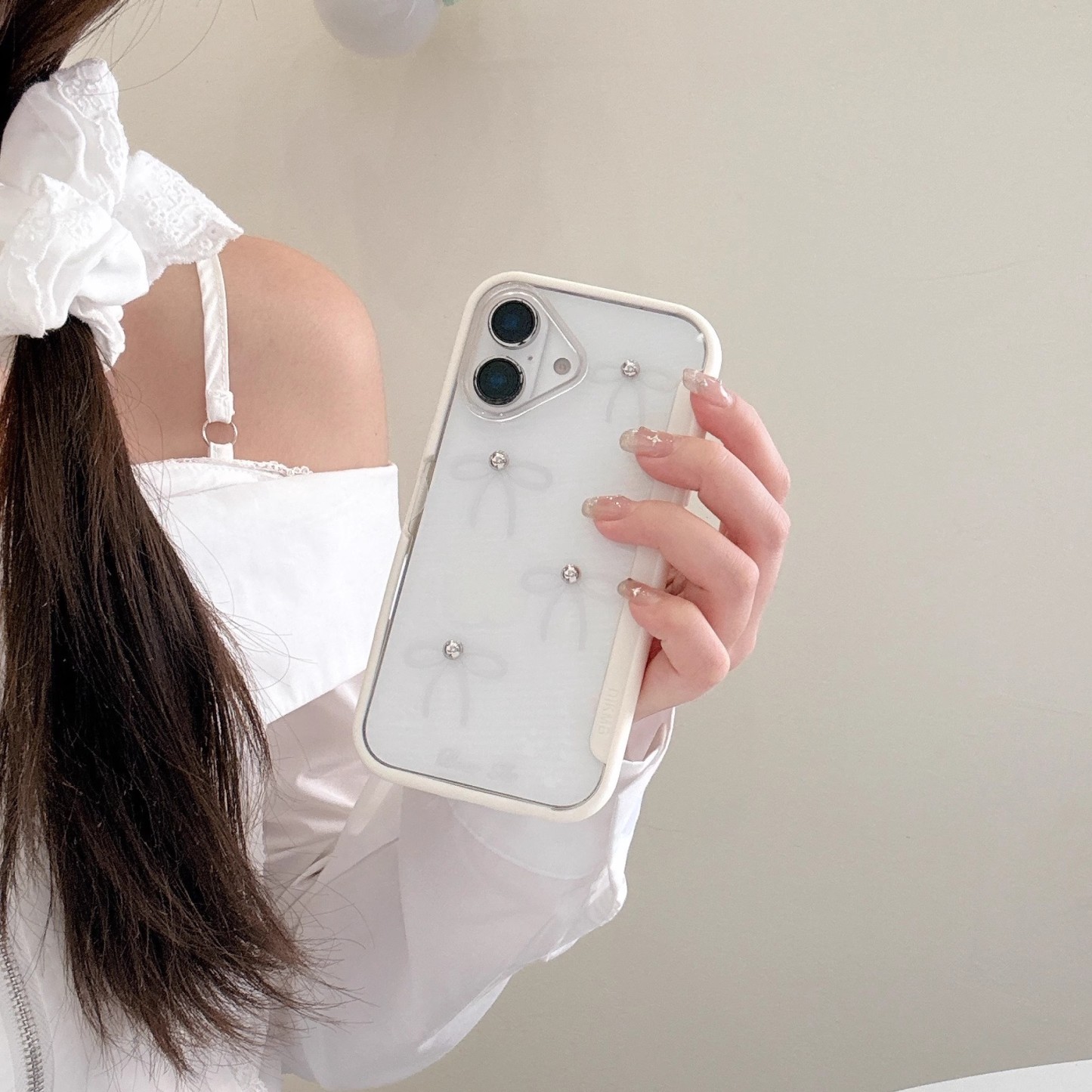 韓系波點蝴蝶結手機殼-ZUIHANG SHOP