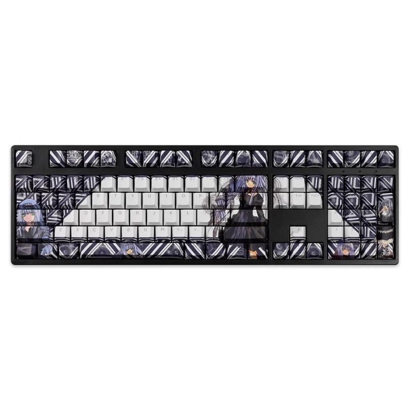 武器種族傳說蕾芙妮透光RGB108鍵標準配列衛星軸鍵帽-ZUIHANG SHOP