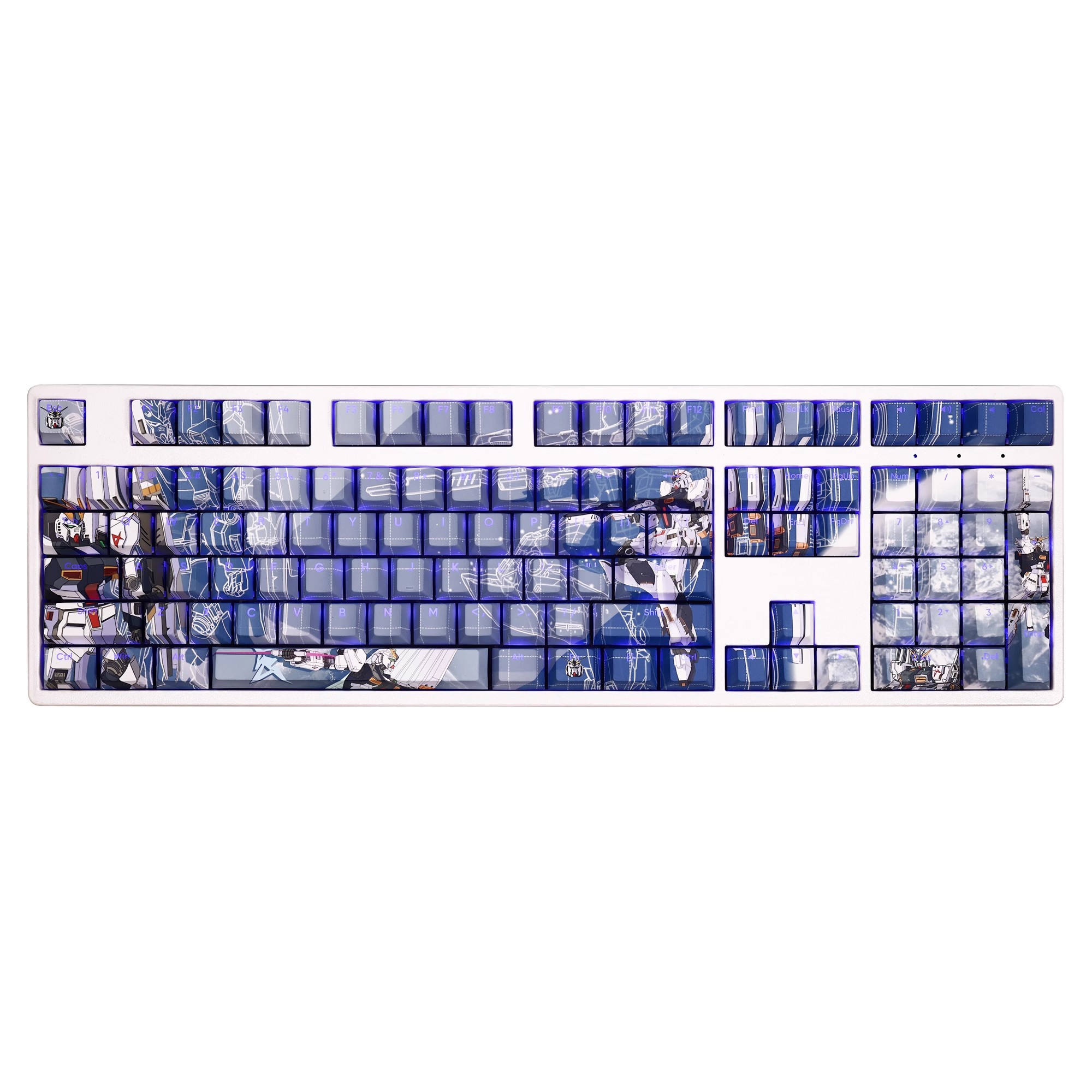 機動戰士RX-93透光RGB108鍵標準配列衛星軸鍵帽-ZUIHANG SHOP