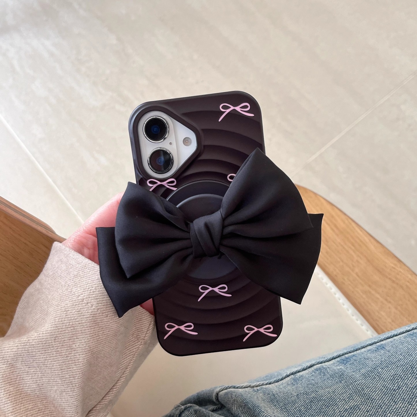 韓系立體蝴蝶結手機殼-ZUIHANG SHOP