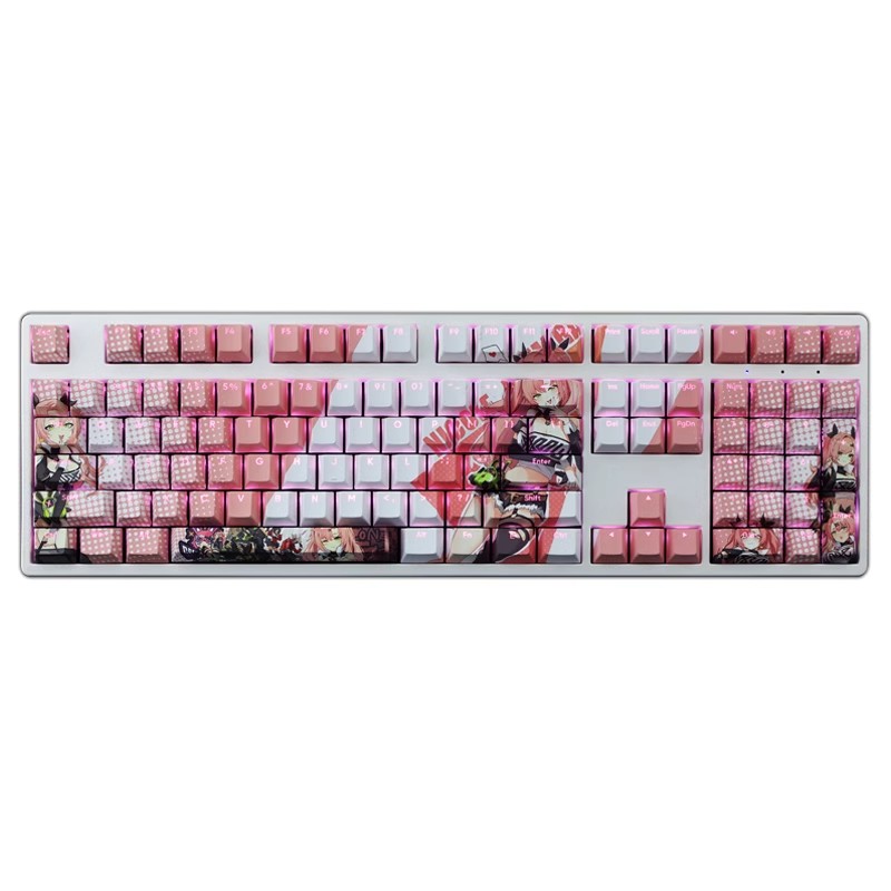 絕區零妮可德瑪拉透光RGB108鍵標準配列衛星軸鍵帽-ZUIHANG SHOP