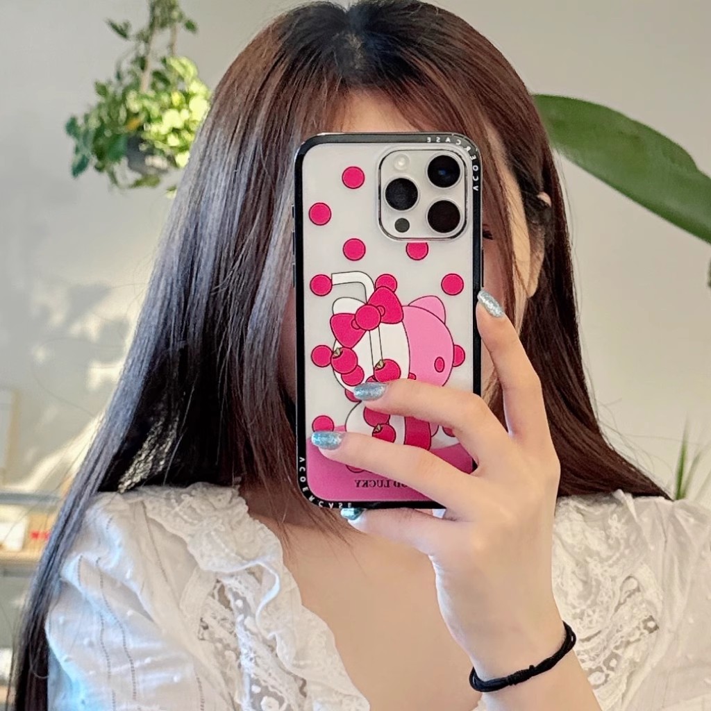 韓系波點凱蒂貓手機殼-ZUIHANG SHOP