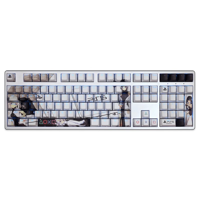 PlayStation透光RGB108鍵標準配列衛星軸鍵帽-ZUIHANG SHOP