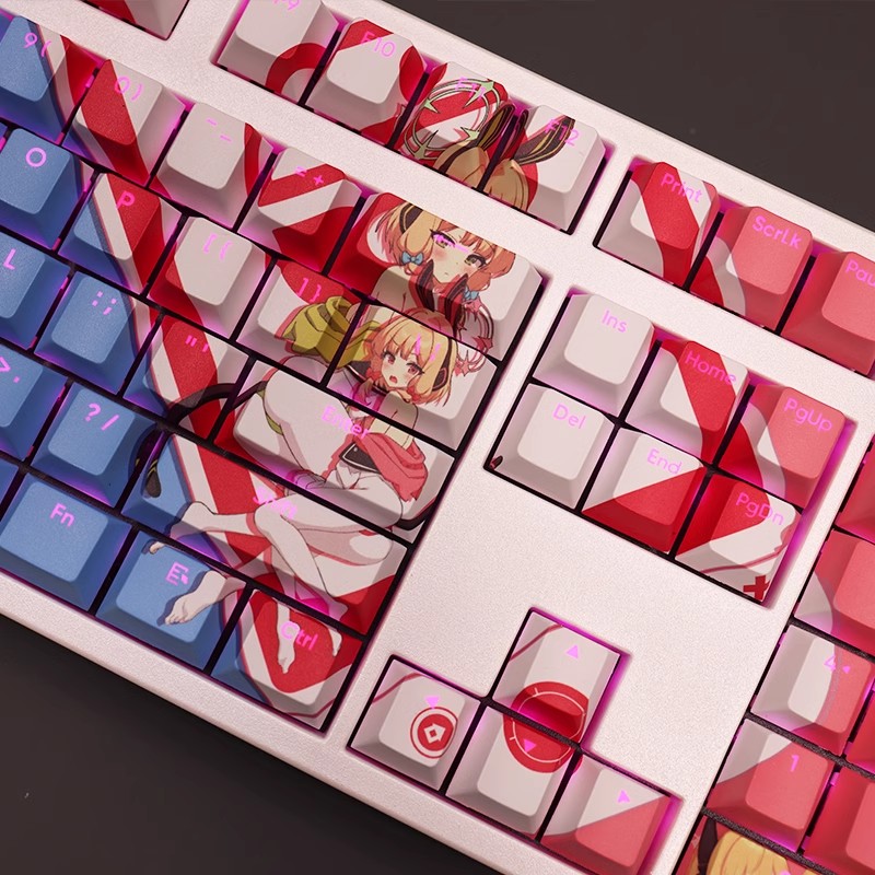 才羽雙子透光RGB108鍵標準配列衛星軸鍵帽-ZUIHANG SHOP
