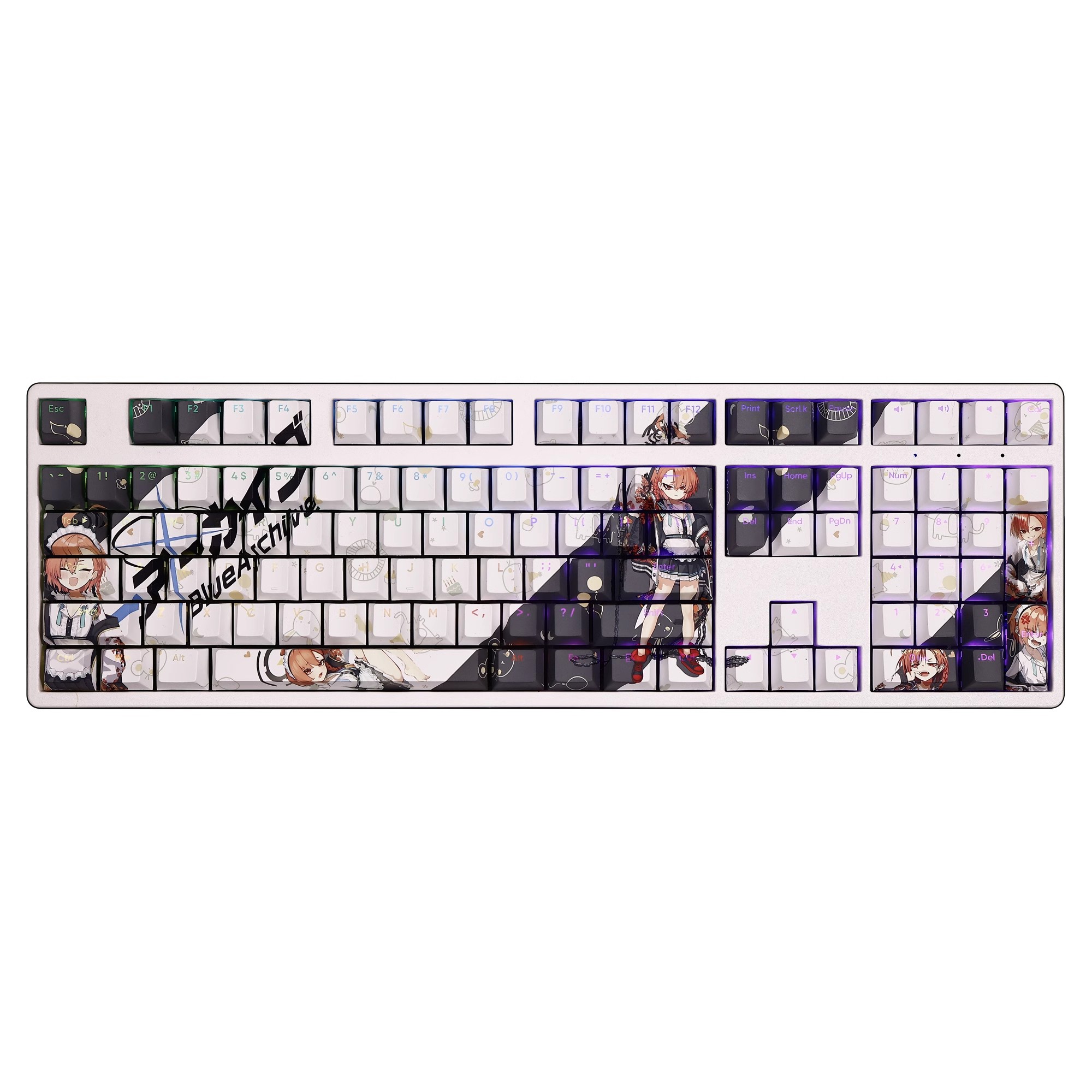 美甘尼祿透光RGB108鍵標準配列衛星軸鍵帽-ZUIHANG SHOP