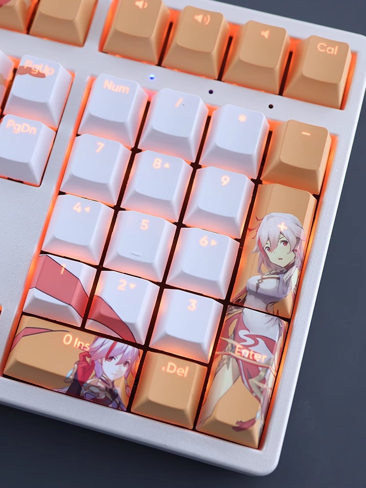 符華熾翎透光RGB108鍵標準配列衛星軸鍵帽-ZUIHANG SHOP