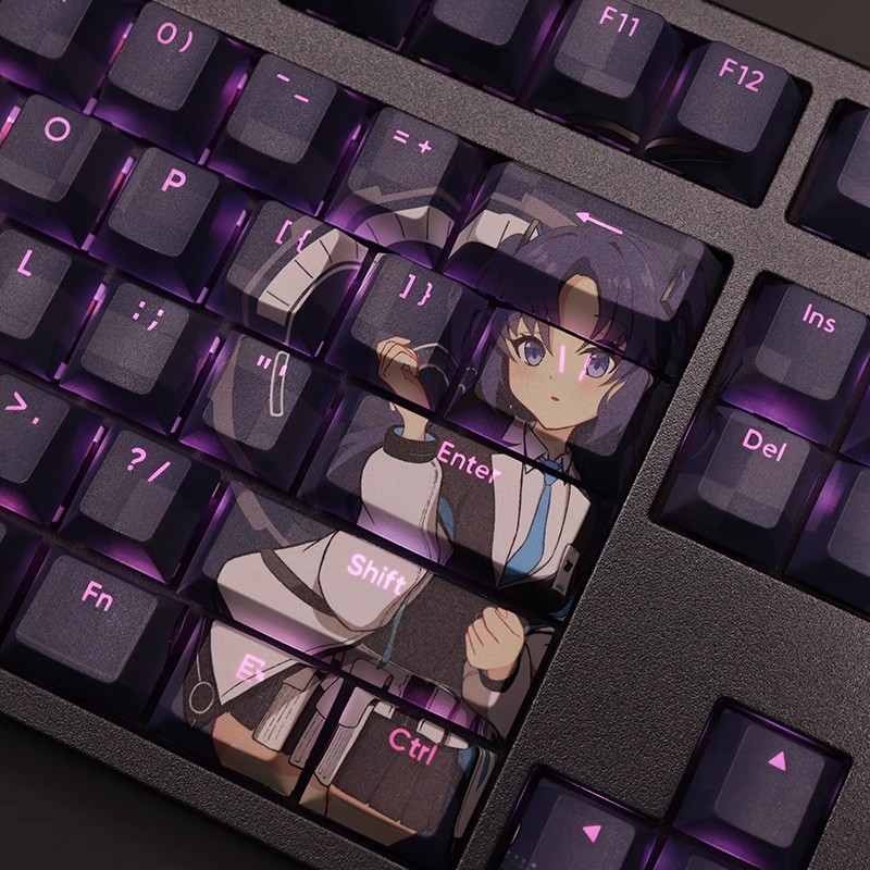 早瀨優香透光RGB108鍵標準配列衛星軸鍵帽-ZUIHANG SHOP