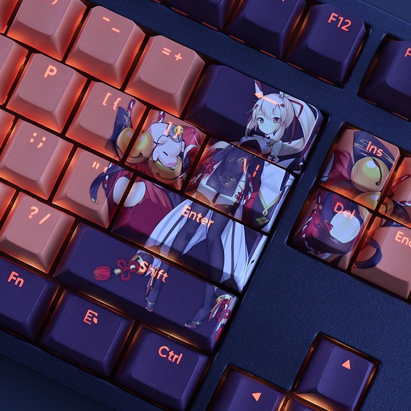 綾波透光RGB108鍵標準配列衛星軸鍵帽-ZUIHANG SHOP