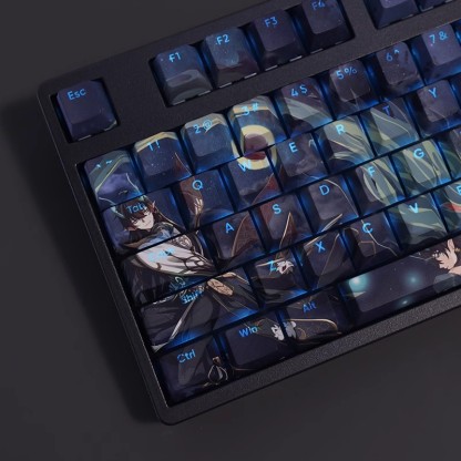 飲月君透光RGB108鍵標準配列衛星軸鍵帽