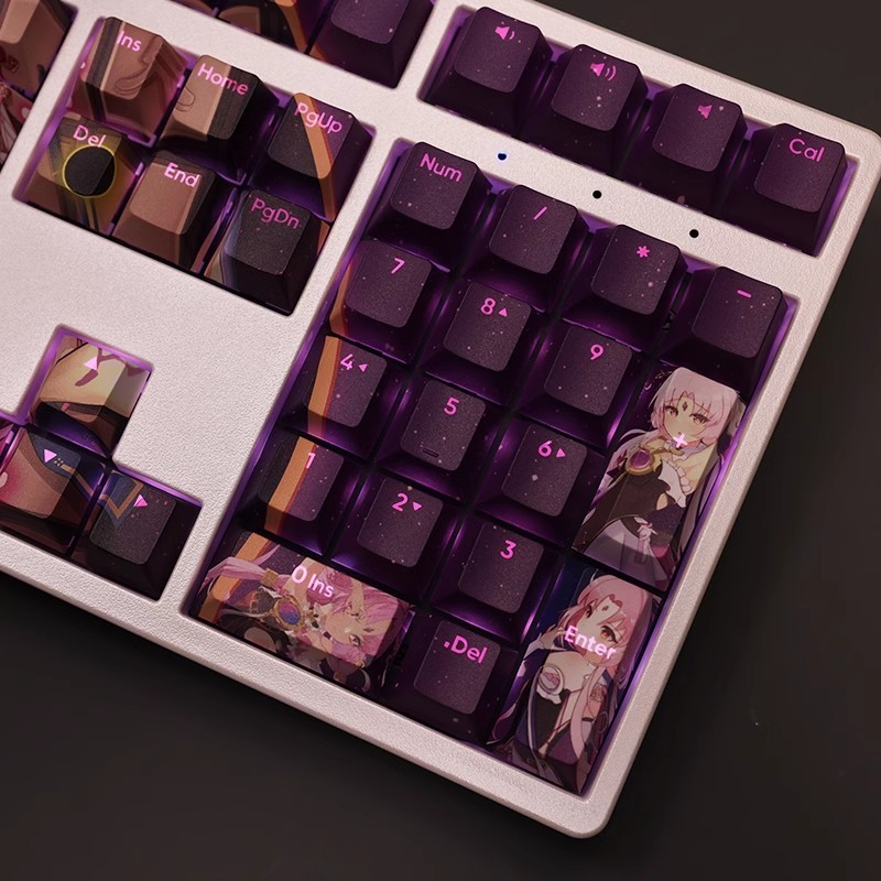 符玄透光RGB108鍵標準配列衛星軸鍵帽