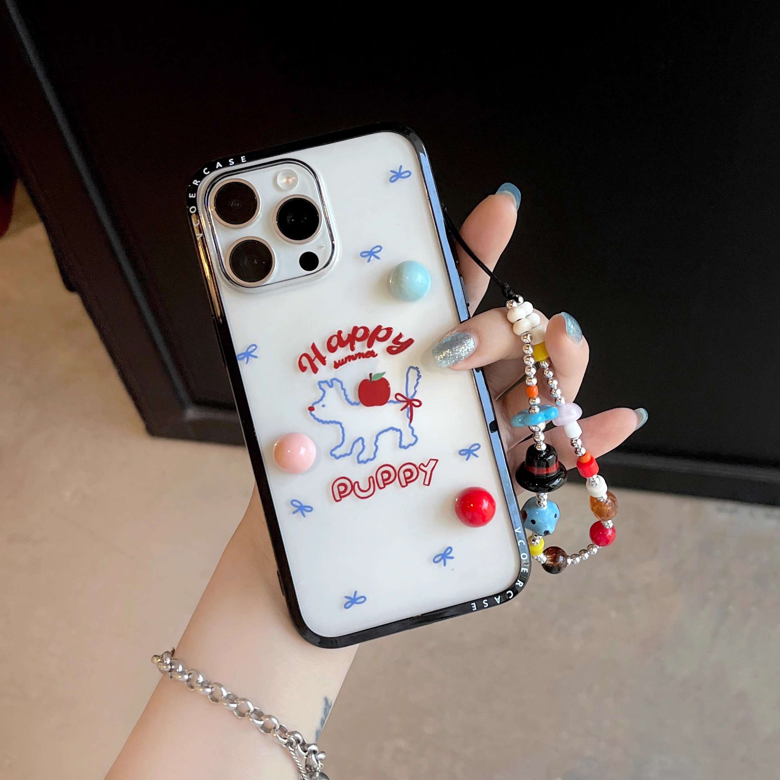 韓系蝴蝶結小狗手機殼-ZUIHANG SHOP