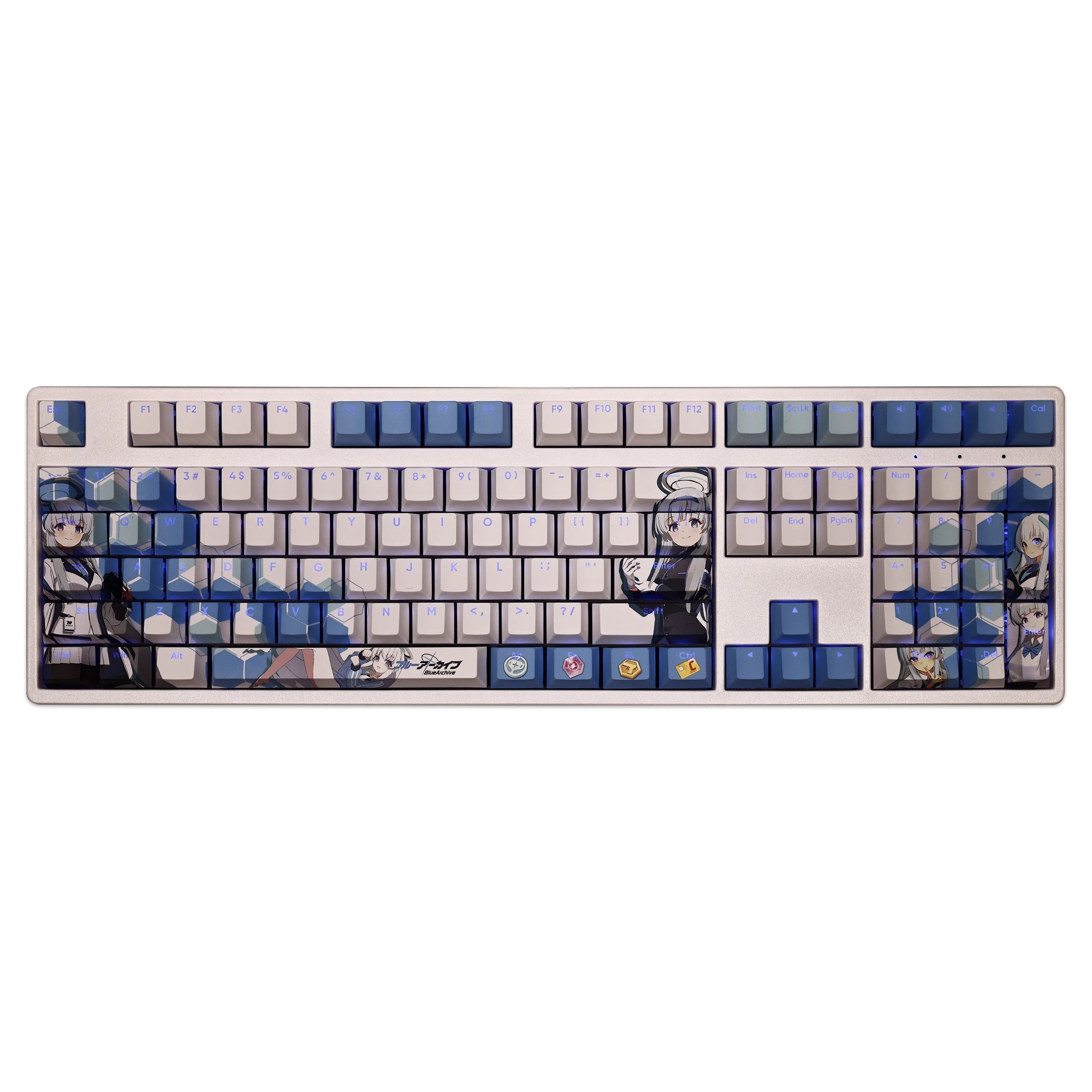 生鹽諾亞透光RGB108鍵標準配列衛星軸鍵帽-ZUIHANG SHOP