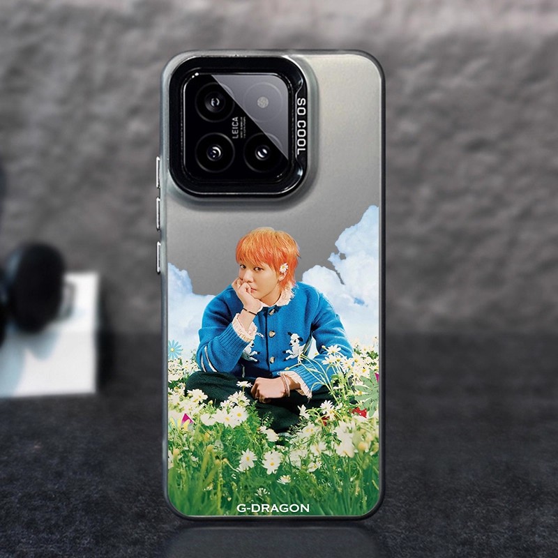 權志龍GD 彩銀線條漸變防摔手機殼-ZUIHANG SHOP