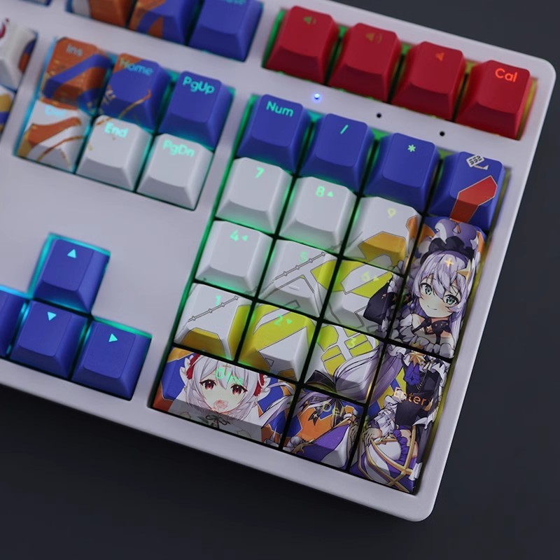 德麗莎透光RGB108鍵標準配列衛星軸鍵帽-ZUIHANG SHOP