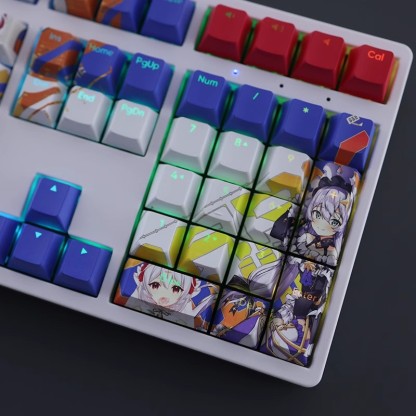 德麗莎透光RGB108鍵標準配列衛星軸鍵帽-ZUIHANG SHOP