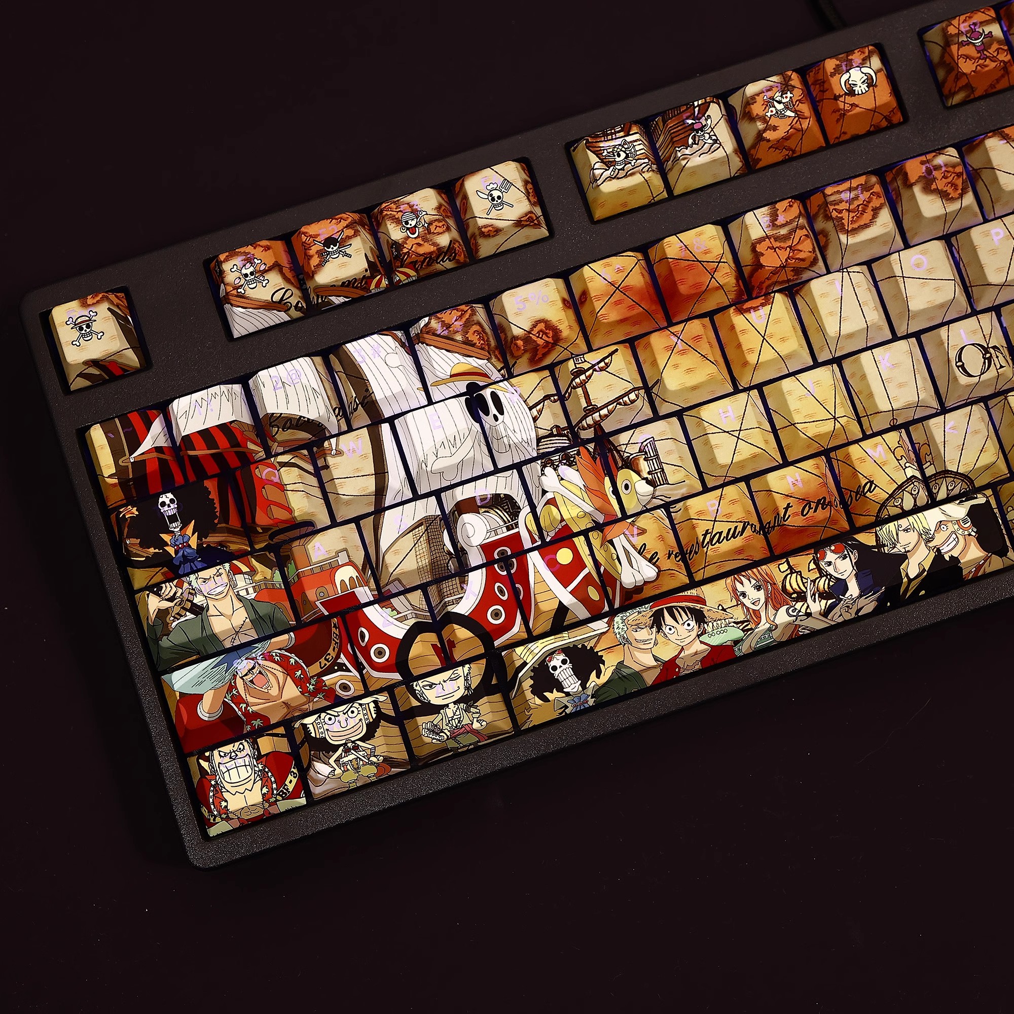 航海王透光RGB108鍵標準配列衛星軸鍵帽-ZUIHANG SHOP