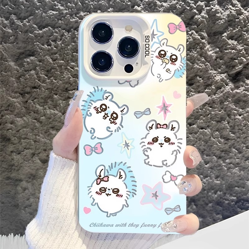 Chiikawa彩銀線條漸變防摔手機殼-ZUIHANG SHOP