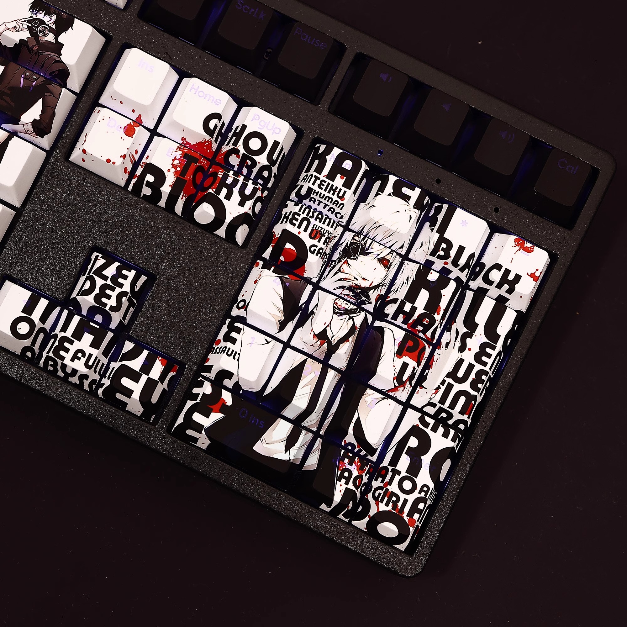 東京喰種透光RGB108鍵標準配列衛星軸鍵帽-ZUIHANG SHOP