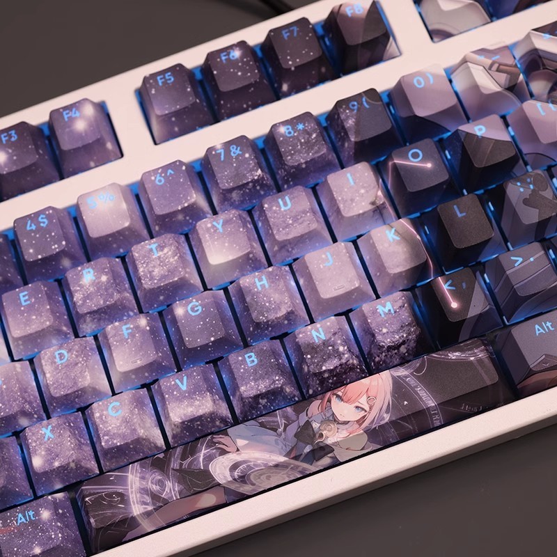 艾絲妲透光RGB108鍵標準配列衛星軸鍵帽-ZUIHANG SHOP