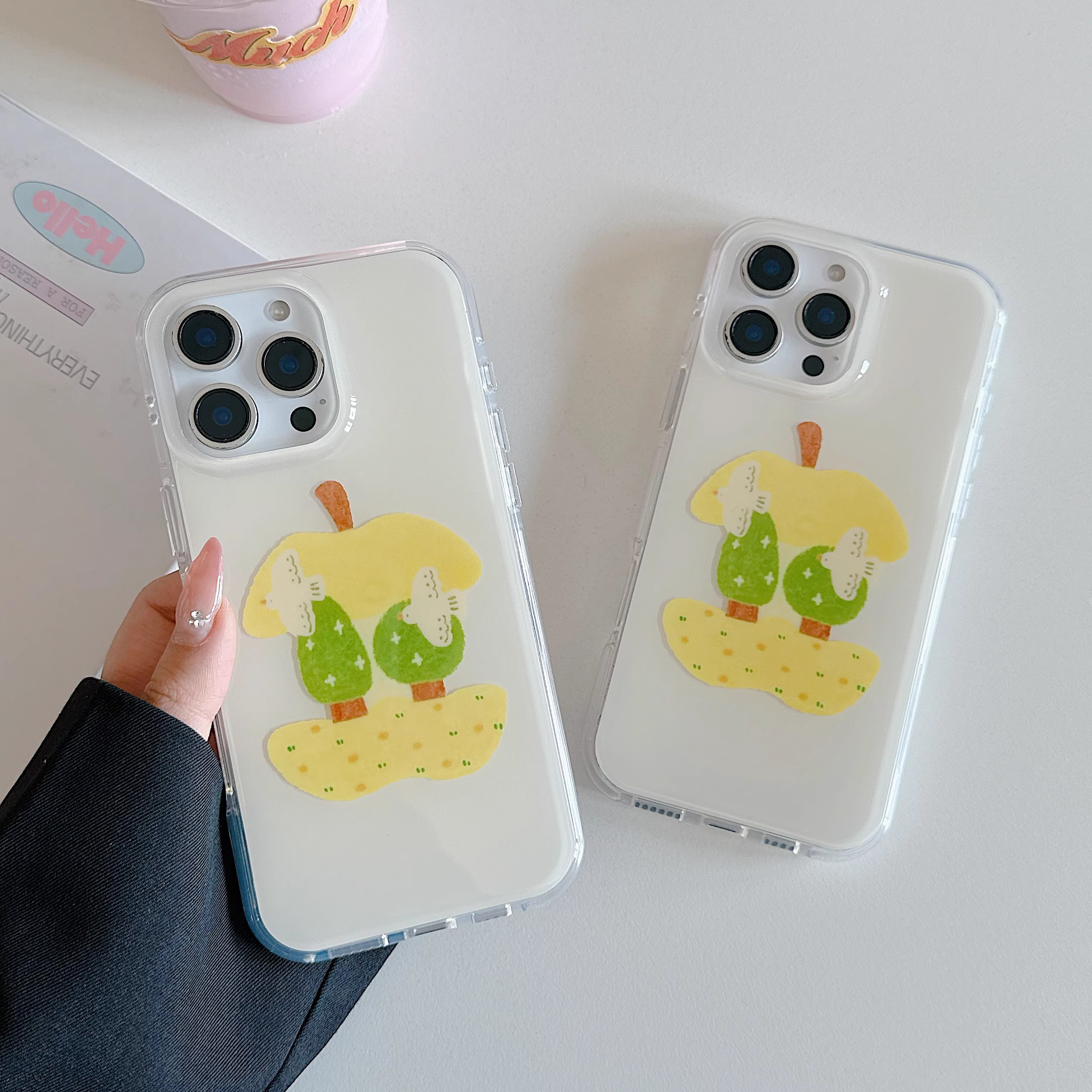 韓系個性卡通塗鴉手機殼-ZUIHANG SHOP