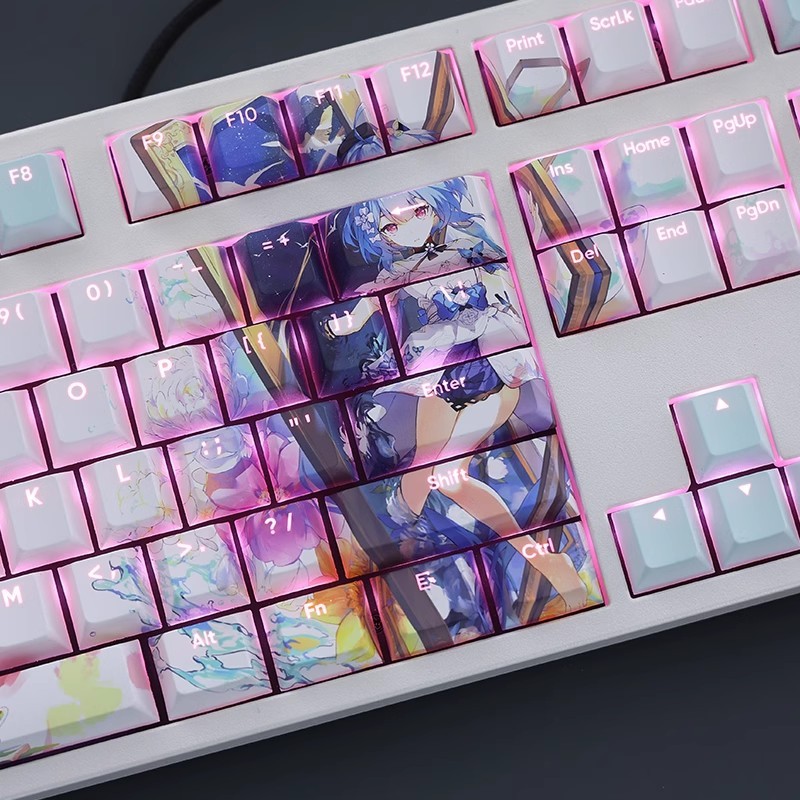 格蕾修透光RGB108鍵標準配列衛星軸鍵帽
