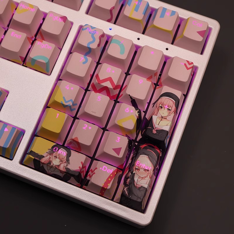 下江小春透光RGB108鍵標準配列衛星軸鍵帽-ZUIHANG SHOP