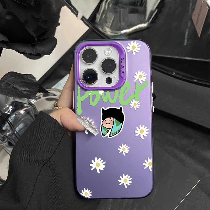 權志龍GD 彩銀線條漸變防摔手機殼-ZUIHANG SHOP