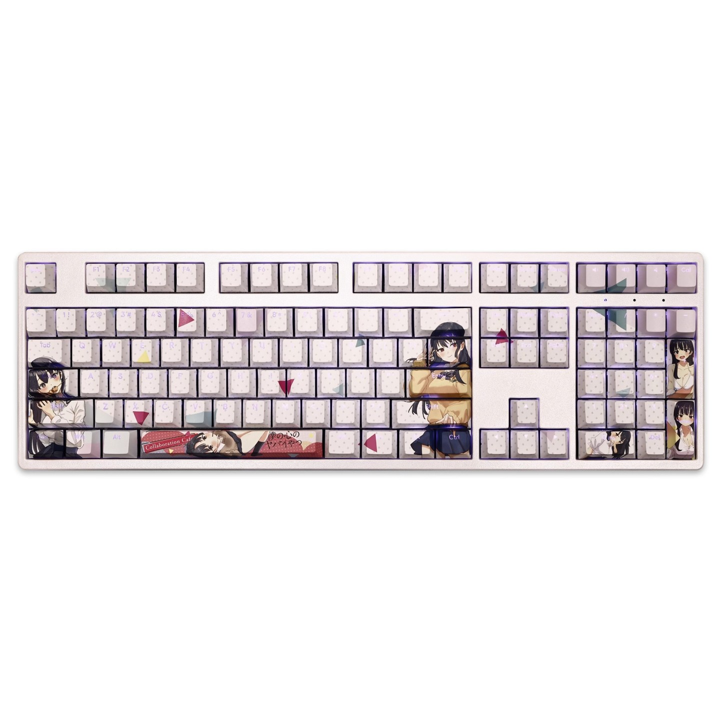 山田杏奈透光RGB108鍵標準配列衛星軸鍵帽-ZUIHANG SHOP